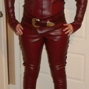 Catsuit with belts