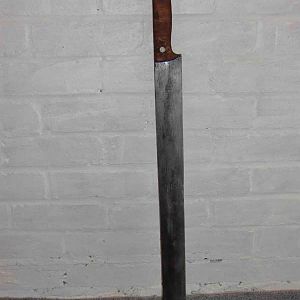 Finished Uruk Hai Sword - made with plywood blade & hard wood handle.