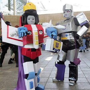 Photo featured in the Baltimore Sun newspaper, by Greg Whitesell of myself and my son Matt as 'Prince Starscream'.