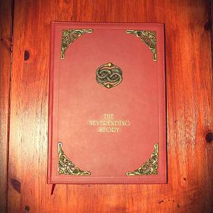 The NeverEnding Story

How I made my first prop replica:

Leather sketch/note book embossed and gold lettering applied.
Filigrees & Auryn made in