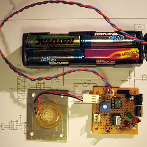 Knocker circuit using a picaxe mcu.