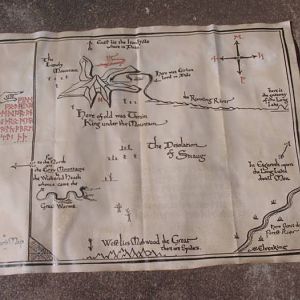 Map of the Lonely Mountain (The Hobbit)