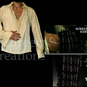 Jack Sparrow shirt & original style wrist wrap