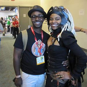Steampunk X-Men Storm and Kwame