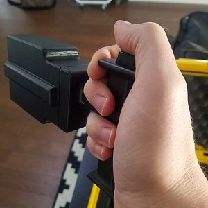 Holding The Grapple Gun