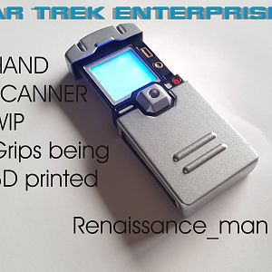 Enterprise Hand Scanner Without Grips