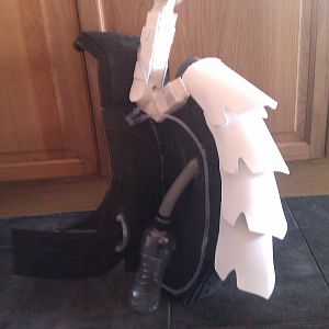 Opposite side of AVP backpack - Unfinished