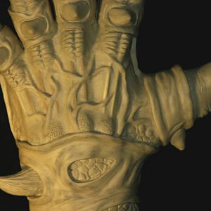 P2 hand sculpts (close up)