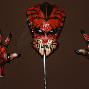 P1 Maul paint up with hands