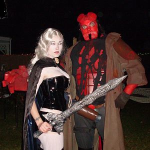 Lady Death and Hellboy