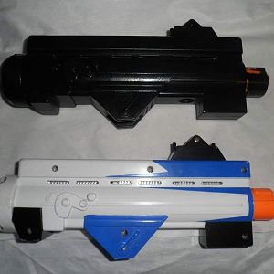 Blaster Replica Project Before and After PArts