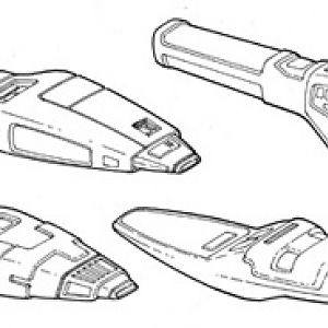 Rick Sternbach's concept sketchs for the cricket