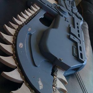 gears of war lancer i made out of wood