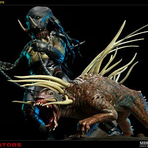 Sideshow The Tracker Predator Maquette 10