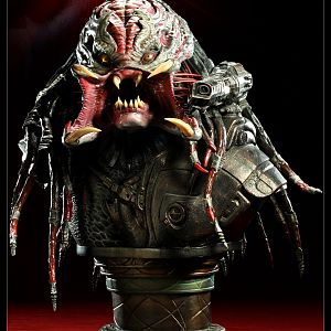 Sideshow The Berserker Predator Life Size Bust 01