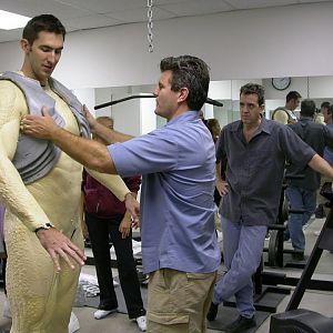Scar suit fitting.