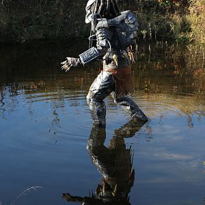 Water reflection photoshoot.