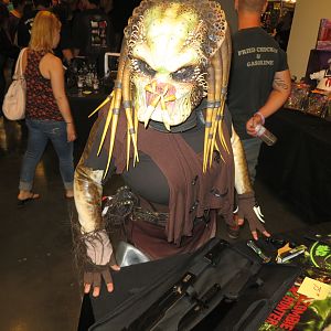 Female Predator at the Halloween Expo in Los Angeles