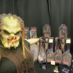 Female Predator at the Halloween Expo in Los Angeles