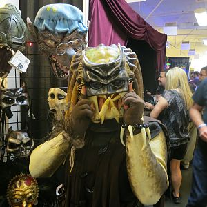 Female Predator at the Halloween Expo in Los Angeles