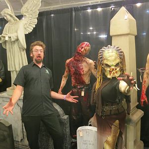 Female Predator at the Halloween Expo in Los Angeles