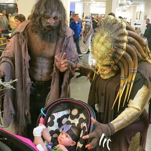 Female Predator at the Halloween Expo in Los Angeles