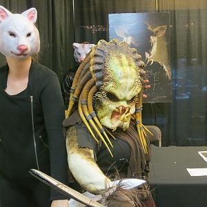 Female Predator at the Halloween Expo in Los Angeles