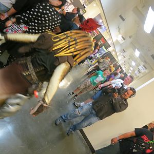 Female Predator at the Halloween Expo in Los Angeles