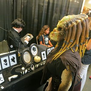 Female Predator at the Halloween Expo in Los Angeles