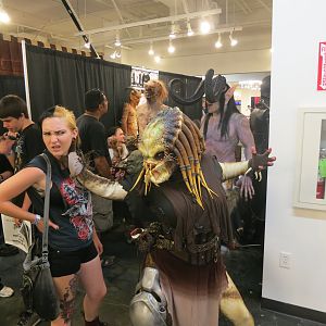 Female Predator at the Halloween Expo in Los Angeles