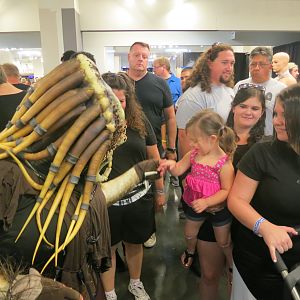 Female Predator at the Halloween Expo in Los Angeles