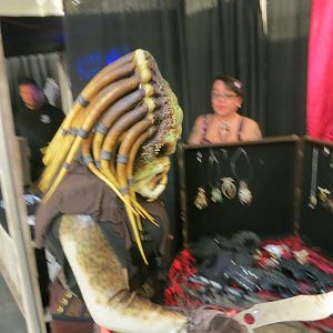 Female Predator at the Halloween Expo in Los Angeles