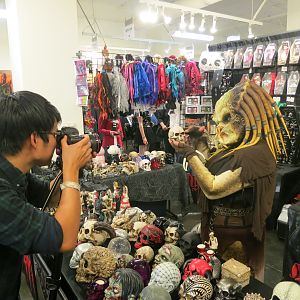 Female Predator at the Halloween Expo in Los Angeles