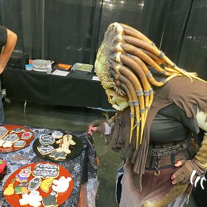 Female Predator at the Halloween Expo in Los Angeles