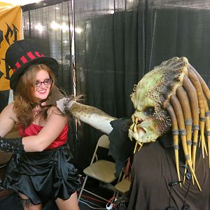 Female Predator at the Halloween Expo in Los Angeles