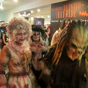 Female Predator at the Halloween Expo in Los Angeles