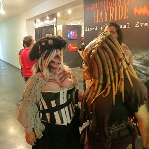 Female Predator at the Halloween Expo in Los Angeles