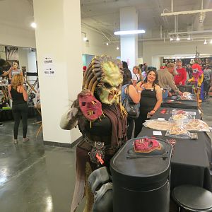 Female Predator at the Halloween Expo in Los Angeles