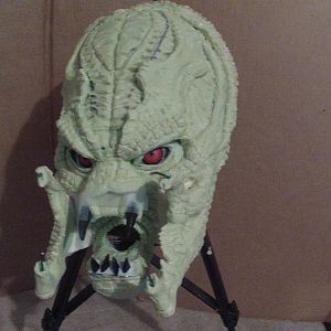 Latex coated upholstery foam Berserker Predator mask