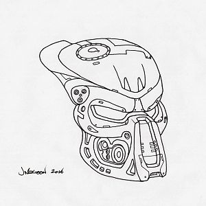 Terminator/Predator Bio Helmet