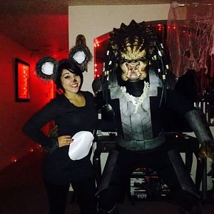 my baby and I Halloween 2014