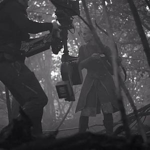 Behind the scenes filming Predator: Dark Ages.