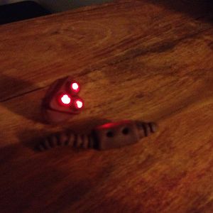 Details for the bio, made from fimo