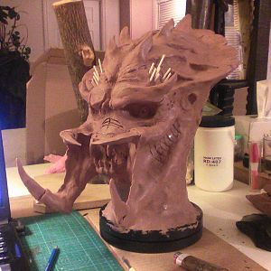 Second Version of Jir'Xar head sculpt 03