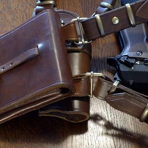 Uncharted 3 leather holster magazine pouch