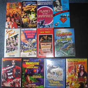 Some of my B-Movie collection from drive-in days favorites