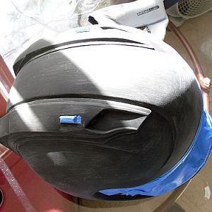 Icon Alliance Helmet - Scuffed and Taped