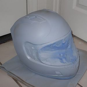 Icon Alliance Helmet - 1st layer base coat