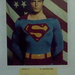 Christopher Reeve autograph