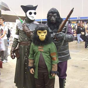 My Son and I in costume at Armageddon Expo, Melbourne, Australia.